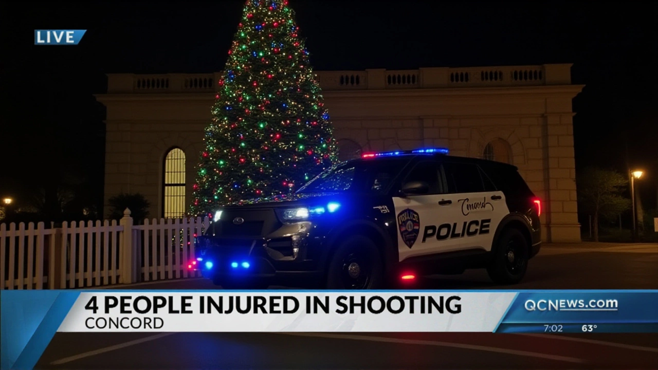Concord Shooting at Tree Lighting Ceremony Leaves Four Wounded, Three Charged