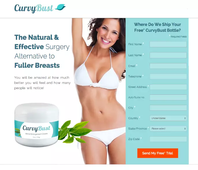 Curvy Bust breast enlargement cream